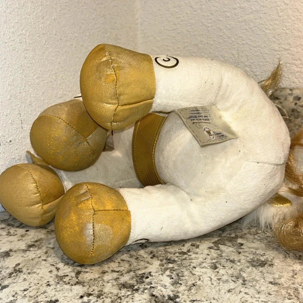 Build A Bear Workshop Enchanted‎ Horse Gold & White With Saddle, Wings & Wand P1